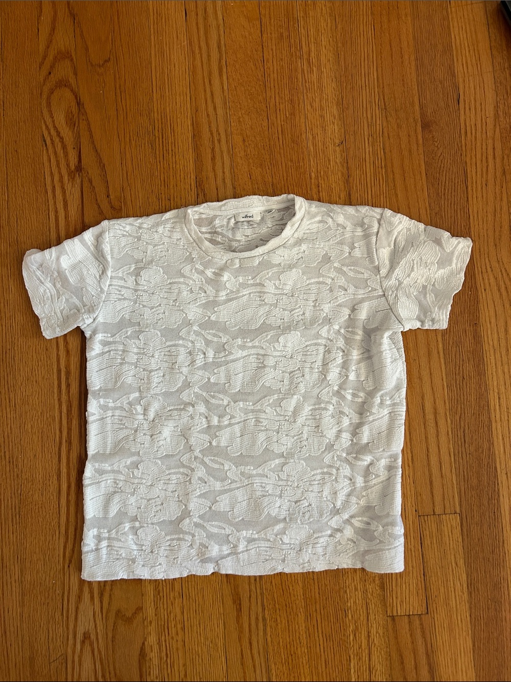 ARITZIA WILFRED Short-Sleeve Top SZ small